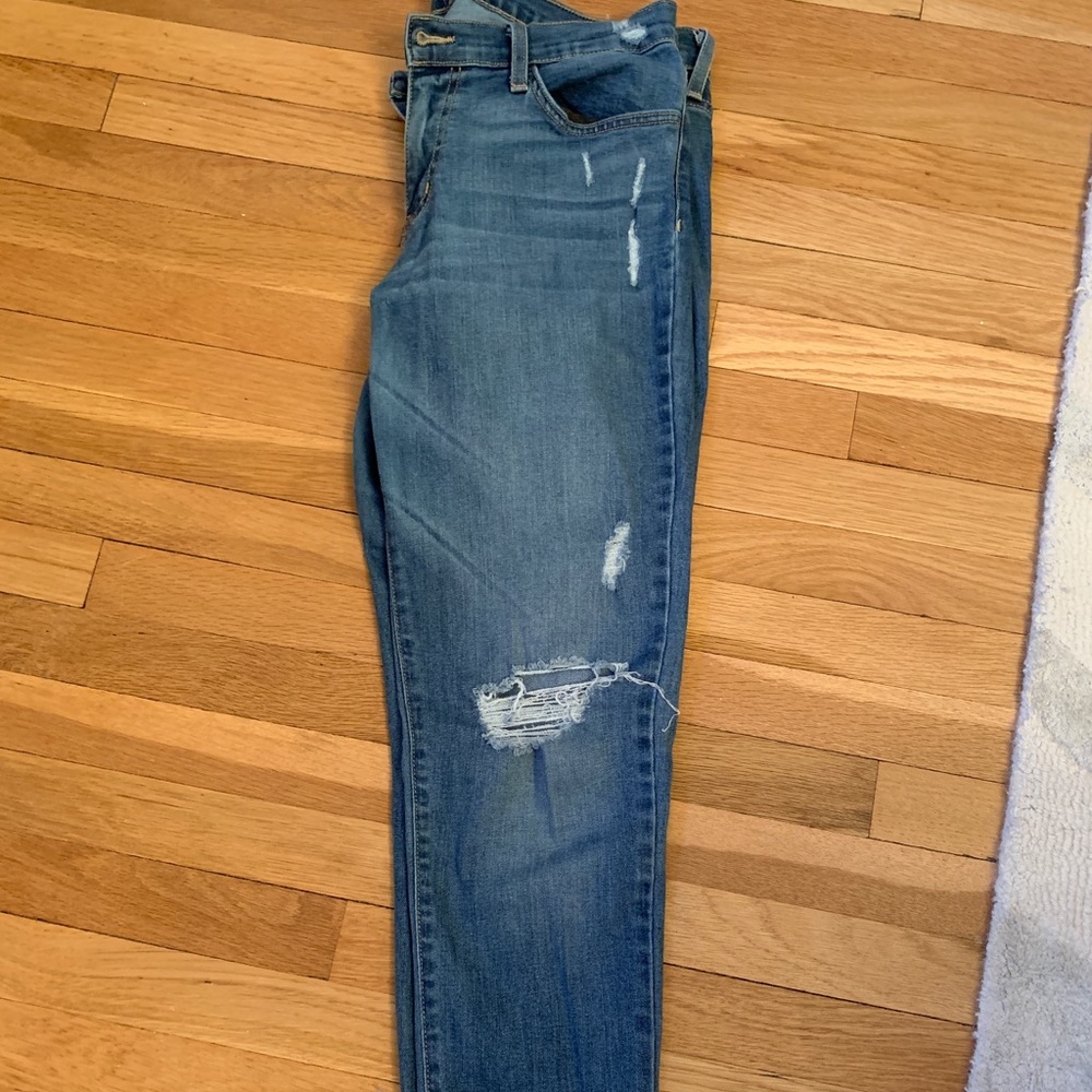 Flying monkey blue jeans